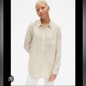 Gap Linen Button-Up Shirt